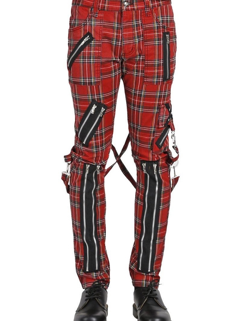 Tripp nyc Red Plaid Pants